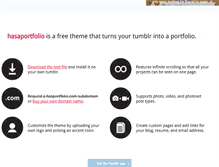 Tablet Screenshot of hasaportfolio.com